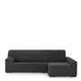 Housse pour chaise longue accoudoir long droit Eysa THOR Anthracite Gris foncé 170 x 110 x 310 cm