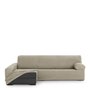 Housse pour chaise longue accoudoir long gauche Eysa THOR Beige Lin 170 x 110 x 310 cm