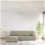 Housse pour chaise longue accoudoir long gauche Eysa THOR Beige Lin 170 x 110 x 310 cm