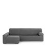 Housse pour chaise longue accoudoir long gauche Eysa THOR Gris foncé 170 x 110 x 310 cm