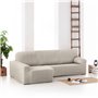 Housse pour chaise longue accoudoir long gauche Eysa ROC Blanc 180 x 120 x 360 cm