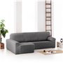 Housse pour chaise longue accoudoir long gauche Eysa ROC Gris foncé 180 x 120 x 360 cm