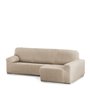 Housse pour chaise longue accoudoir court droit Eysa ROC Beige 180 x 120 x 360 cm