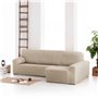 Housse pour chaise longue accoudoir court droit Eysa ROC Beige 180 x 120 x 360 cm