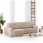 Housse pour chaise longue accoudoir long gauche Eysa ROC Beige 180 x 120 x 360 cm