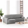 Housse pour chaise longue accoudoir long gauche Eysa ROC Gris clair 180 x 120 x 360 cm