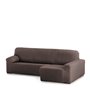 Housse pour chaise longue accoudoir court droit Eysa ROC Marron 180 x 120 x 360 cm