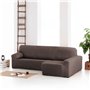 Housse pour chaise longue accoudoir court droit Eysa ROC Marron 180 x 120 x 360 cm