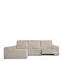 Housse pour chaise longue accoudoir long gauche Eysa ROC Blanc 180 x 120 x 360 cm