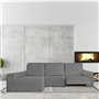 Housse pour chaise longue accoudoir long gauche Eysa ROC Gris clair 180 x 120 x 360 cm