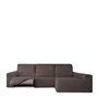 Housse pour chaise longue accoudoir long droit Eysa ROC Marron 180 x 120 x 360 cm