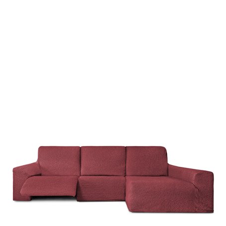 Housse pour chaise longue accoudoir long droit Eysa ROC Tuile Rouge foncé 180 x 120 x 360 cm