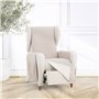 Housse de fauteuil Eysa SILVER Beige 100 x 110 x 55 cm Réversible