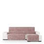 Housse pour chaise longue accoudoir court droit Eysa TURIN Rose 100 x 110 x 300 cm