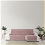 Housse pour chaise longue accoudoir court droit Eysa TURIN Rose 100 x 110 x 300 cm