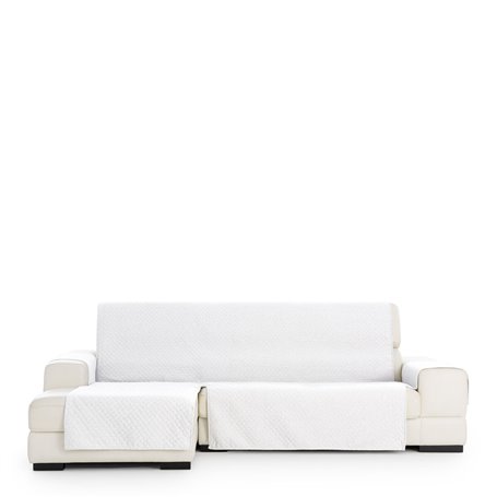 Housse pour chaise longue accoudoir long gauche Eysa SILVER Blanc 100 x 110 x 240 cm