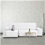 Housse pour chaise longue accoudoir long gauche Eysa SILVER Blanc 100 x 110 x 240 cm