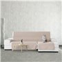 Housse pour chaise longue accoudoir court droit Eysa SILVER Beige 100 x 110 x 240 cm