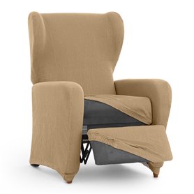 Housse de fauteuil avec pieds séparés Eysa ULISES Beige 90 x 100 x 75 cm