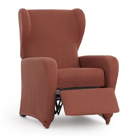 Housse de fauteuil avec pieds séparés Eysa ULISES Marron 90 x 100 x 75 cm