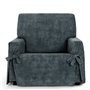 Housse de fauteuil Eysa TURIN Gris Anthracite 100 x 110 x 120 cm