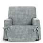 Housse de fauteuil Eysa TURIN Gris perlé 100 x 110 x 120 cm