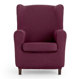 Housse de fauteuil à oreilles Eysa ULISES Bordeaux 80 x 100 x 90 cm