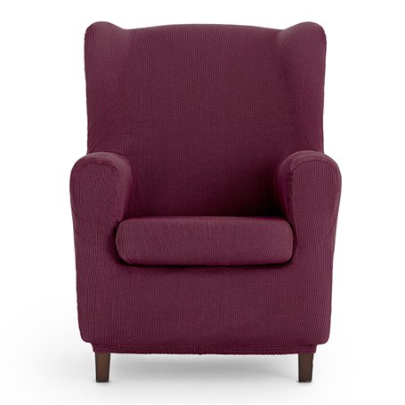 Housse de fauteuil à oreilles Eysa ULISES Bordeaux 80 x 100 x 90 cm