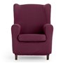 Housse de fauteuil à oreilles Eysa ULISES Bordeaux 80 x 100 x 90 cm