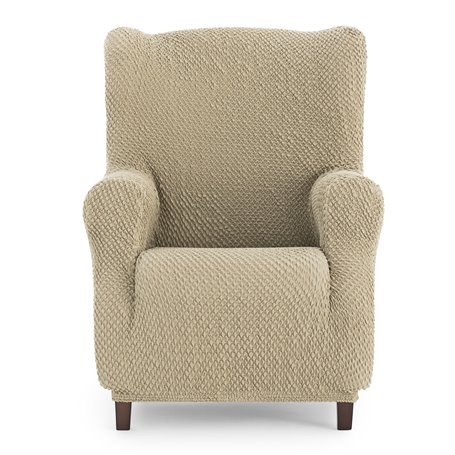 Housse de fauteuil à oreilles Eysa THOR Beige 80 x 110 x 90 cm