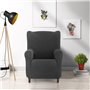 Housse de fauteuil à oreilles Eysa THOR Gris foncé 80 x 110 x 90 cm