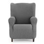 Housse de fauteuil à oreilles Eysa THOR Gris foncé 80 x 110 x 90 cm