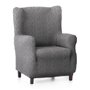 Housse de fauteuil à oreilles Eysa ROC Gris foncé 80 x 120 x 100 cm