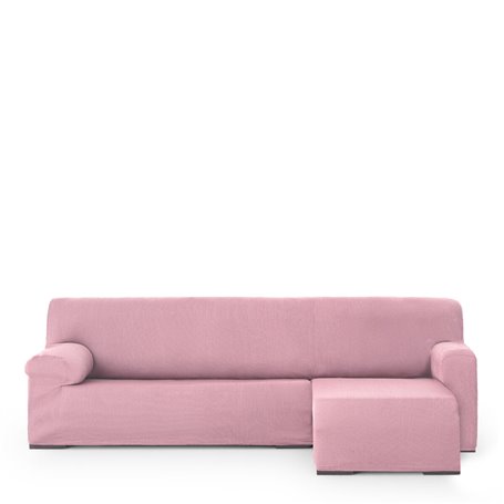 Housse pour chaise longue accoudoir court droit Eysa ULISES Rose Rose clair 110 x 110 x 310 cm