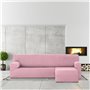 Housse pour chaise longue accoudoir court droit Eysa ULISES Rose Rose clair 110 x 110 x 310 cm