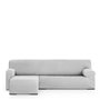 Housse pour chaise longue accoudoir long gauche Eysa ULISES Gris perlé 110 x 110 x 310 cm