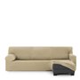 Housse pour chaise longue accoudoir court droit Eysa THOR Beige 110 x 110 x 310 cm