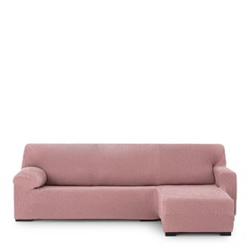 Housse pour chaise longue accoudoir court droit Eysa THOR Rose 110 x 110 x 310 cm