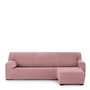 Housse pour chaise longue accoudoir court droit Eysa THOR Rose 110 x 110 x 310 cm