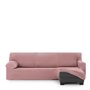 Housse pour chaise longue accoudoir court droit Eysa THOR Rose 110 x 110 x 310 cm