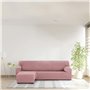 Housse pour chaise longue accoudoir long gauche Eysa THOR Rose 110 x 110 x 310 cm