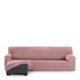 Housse pour chaise longue accoudoir long gauche Eysa THOR Rose 110 x 110 x 310 cm