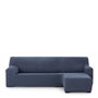 Housse pour chaise longue accoudoir court droit Eysa THOR Bleu 110 x 110 x 310 cm