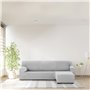 Housse pour chaise longue accoudoir court droit Eysa THOR Gris 110 x 110 x 310 cm