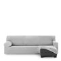 Housse pour chaise longue accoudoir court droit Eysa THOR Gris 110 x 110 x 310 cm