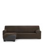 Housse pour chaise longue accoudoir long gauche Eysa THOR Marron 110 x 110 x 310 cm