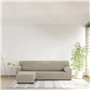 Housse pour chaise longue accoudoir long gauche Eysa THOR Beige 110 x 110 x 310 cm