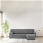 Housse pour chaise longue accoudoir court droit Eysa THOR Gris foncé 110 x 110 x 310 cm