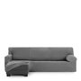 Housse pour chaise longue accoudoir long gauche Eysa THOR Gris foncé 110 x 110 x 310 cm