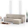 Housse pour chaise longue accoudoir court droit Eysa ROC Blanc 120 x 120 x 360 cm